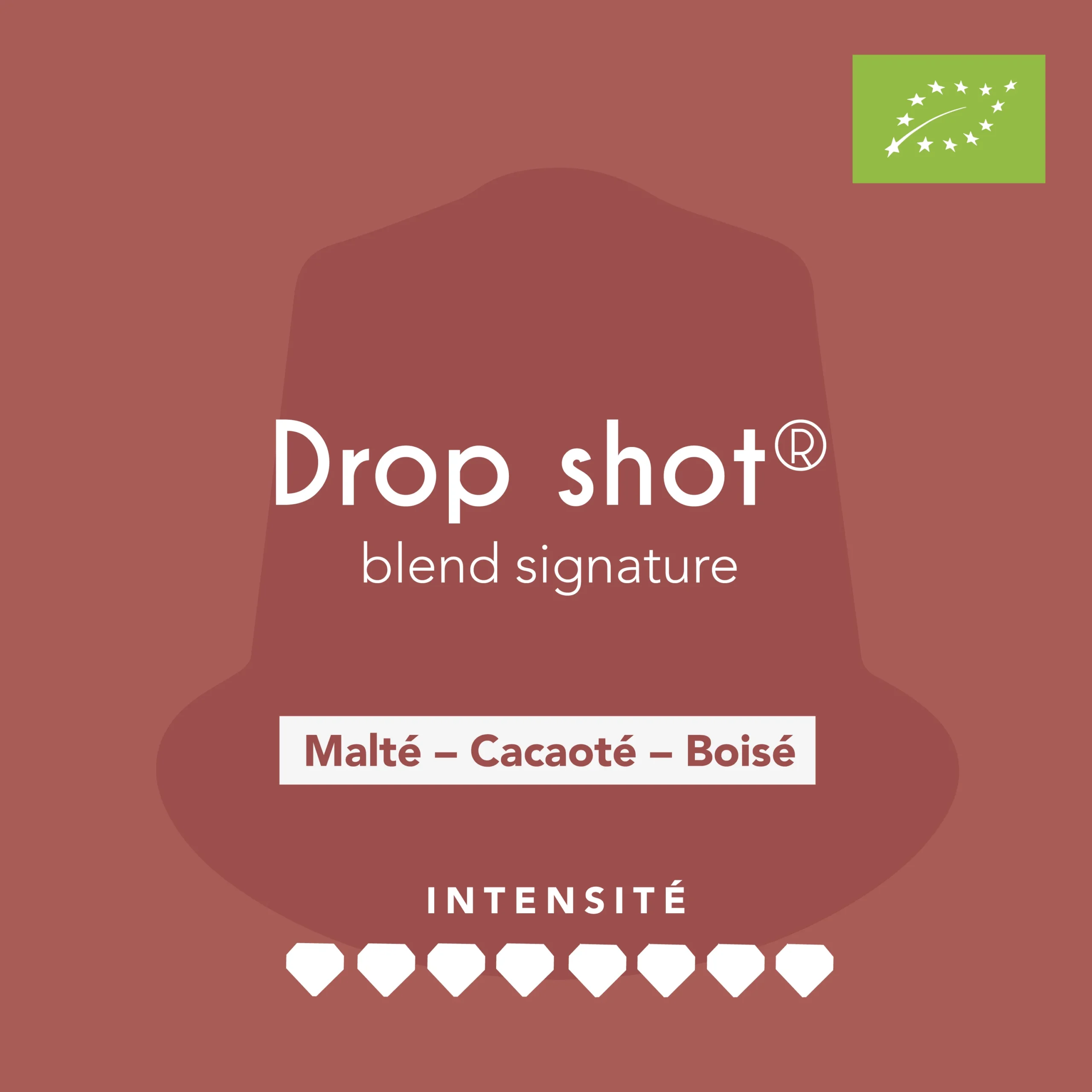 Capsule de café-Drop shot