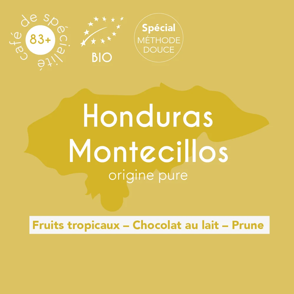 Description des flaveurs du café spécial méthode douce Honduras Montecillos