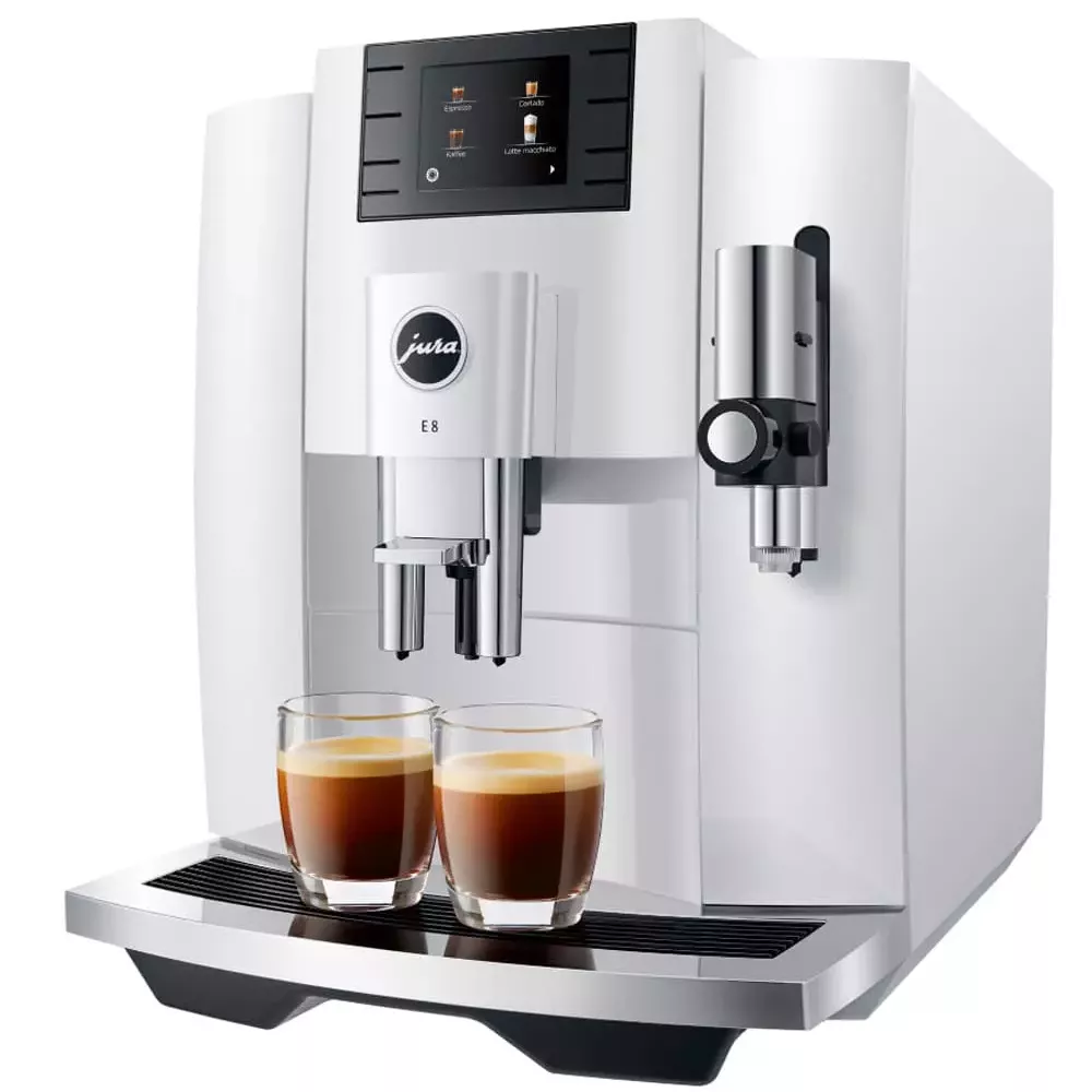 Machine à café JURA E8 blanc