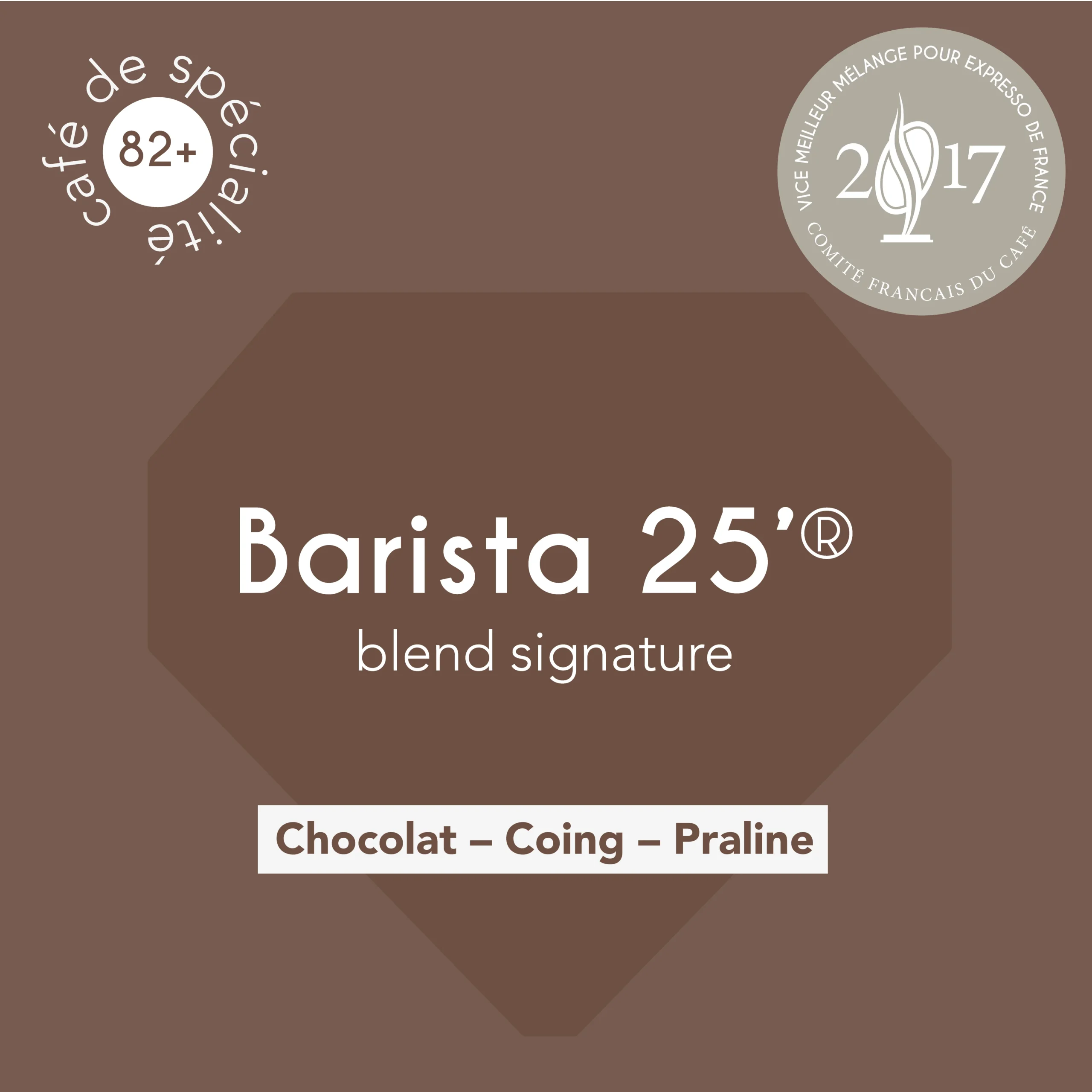 Présentation du café de spécialité Barista 25'®