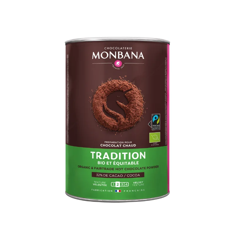 Chocolat noir BIO en poudre-1kg-Monbana