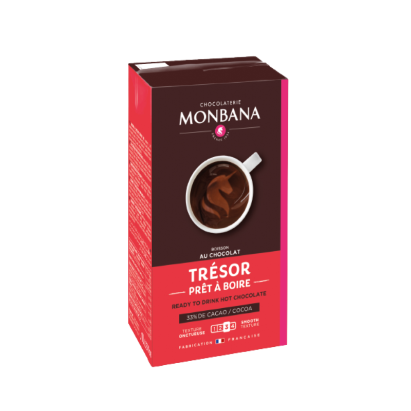 Chocolat en poudre Monbana Trésor 33% de cacao - 1Kg