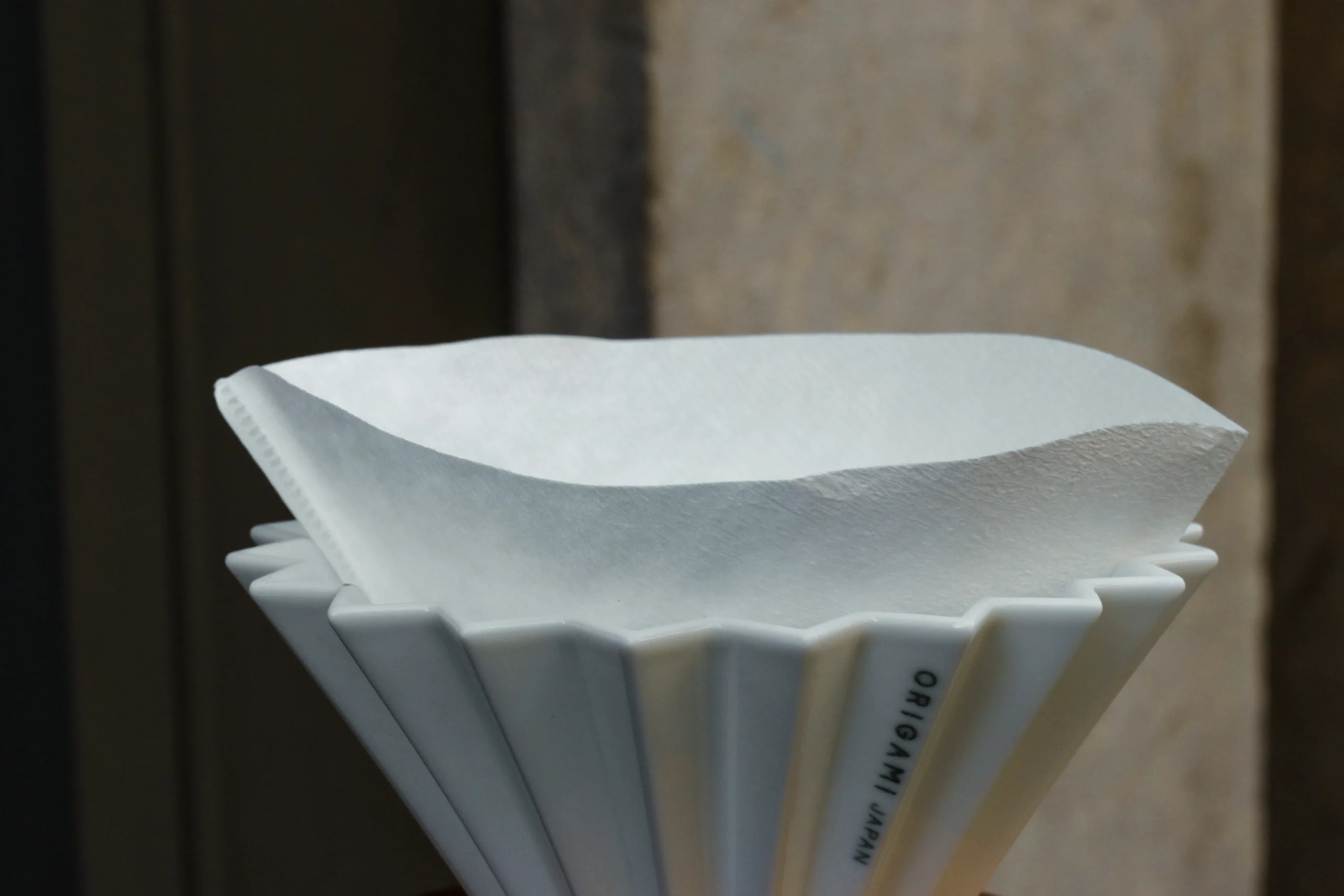 Filtre à papier Origami